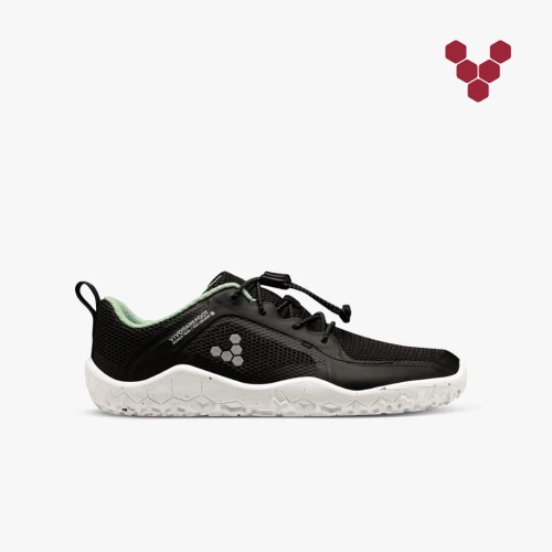 Vivobarefoot Primus Trail II FG Svart Løpesko Barn [9-JWXO]